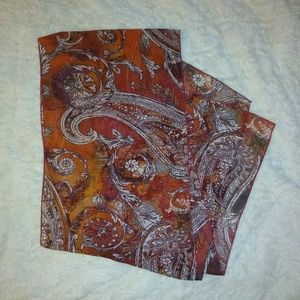 Chico's oblong floral paisley scarf